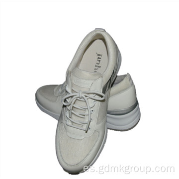 Zapatos blancos de mujer Zapatillas deportivas transpirables para correr